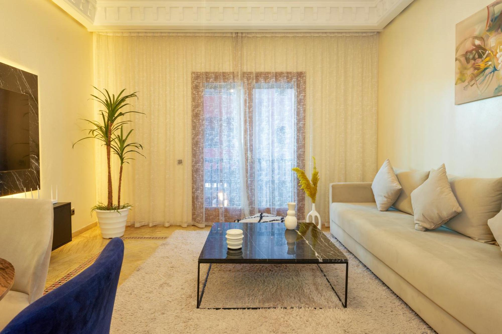 Appartement Haut Standing Gueliz Plaza Avec Vue Марракеш Екстер'єр фото